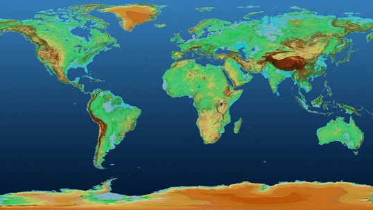 worlddem digital terrain model