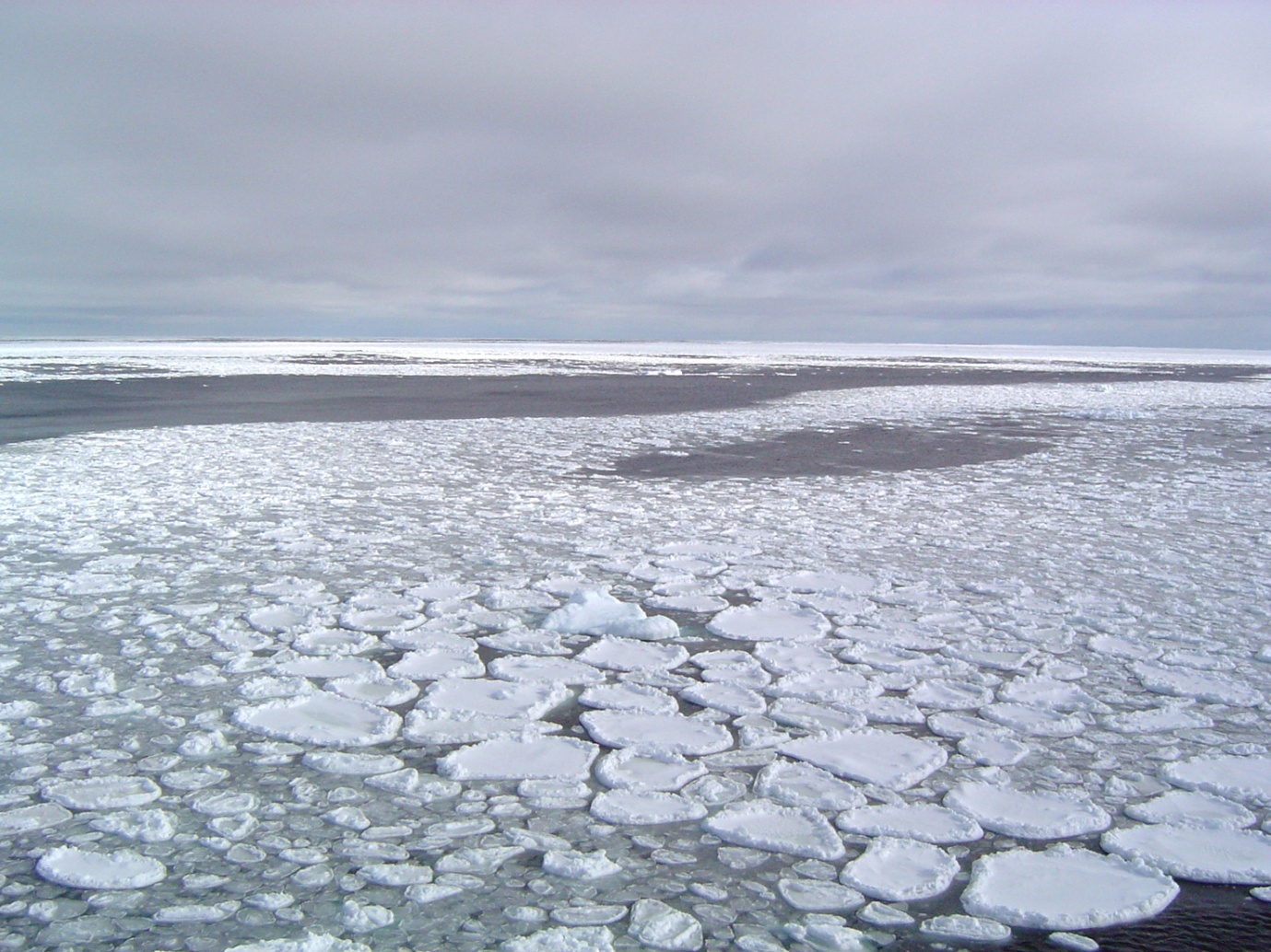 Ice floe, ice formation